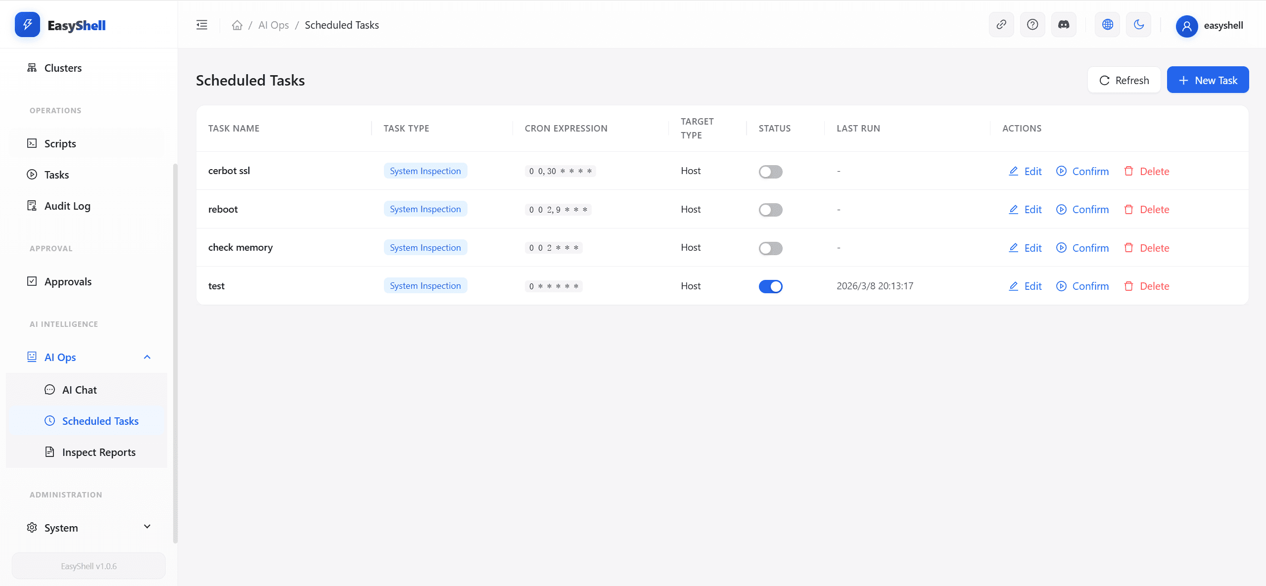 AI Scheduled Tasks